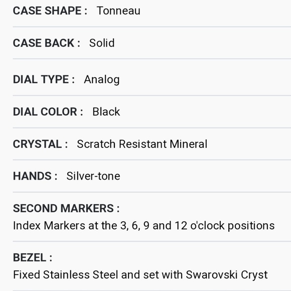 Citizen EcoDrive Normandie Black Dial Crystal - Picture 6 of 7
